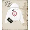 FIRE Kadın Crop Kapşonlu Sweatshirt