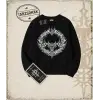 FIRE Oversize Unisex Bisiklet Yaka Sweatshirt