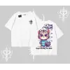 Fluffy The Feline Yazılı Sevimli Kedi Arka Baskılı Oversize Tshirt