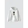 Forever Classic Baskılı Oversize Unisex Beyaz