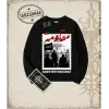 FREEDOM Oversize Unisex Bisiklet Yaka Sweatshirt