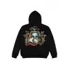 Friendly Siyah Oversize Unisex Kapüşonlu Sweatshirt Hoodie