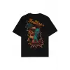 Future History Siyah Oversize Unisex T-shirt