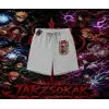 Gaara Naruto Anime Karakteri Unisex Şort Beyaz