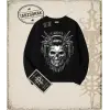 GEISHA Oversize Unisex Bisiklet Yaka Sweatshirt