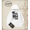 GHOST IN THE CROWD Oversize Unisex Kapşonlu Sweatshirt