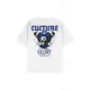 Glory Beyaz Oversize Unisex T-shirt