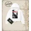 GODZILLA Kadın Crop Kapşonlu Sweatshirt