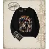 Goldorak Anime Baskılı Oversize Unisex Bisiklet Yaka Sweatshirt