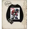 Goldorak Anime Baskılı Oversize Unisex Bisiklet Yaka Sweatshirt