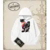 Goldorak Anime Baskılı Oversize Unisex Kapşonlu Sweatshirt