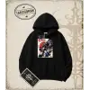 Goldorak Anime Baskılı Oversize Unisex Kapşonlu Sweatshirt