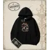Goldorak Anime Baskılı Oversize Unisex Kapşonlu Sweatshirt