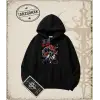 Goldorak Anime Baskılı Oversize Unisex Kapşonlu Sweatshirt