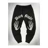Goth Guys Skeleton Hand Print Eşofman Altı