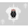 Gothic Cat Made in Hell Baskılı Sweatshirt Babby Tee Tshirt