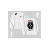 Gothic Cat Made in Hell Baskılı Sweatshirt Biskilet Sweatshirt