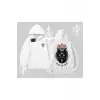 Gothic Cat Made in Hell Baskılı Sweatshirt Kapşonlu Sweatshirt