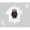 Gothic Cat Made in Hell Baskılı Sweatshirt Oversize Tshirt