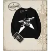 Gotik & Grunge STREETWEAR RETRO STAR GRIL Bisiklet Yaka Sweatshirt