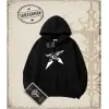 Gotik & Grunge STREETWEAR RETRO STAR GRIL Kapşonlu Sweatshirt