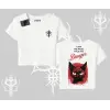 Gotik Kedi Arka Baskılı Babby Tee Tshirt