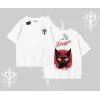 Gotik Kedi Arka Baskılı Oversize Tshirt