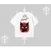 Gotik Kedi Arka Baskılı Oversize Tshirt