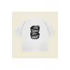 Grillz Teeth Baskılı Oversize Unisex Pamuklu Nefes Alan Kalın Kumaşlı