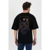 Grim Reaper Siyah Oversize Unisex T-shirt