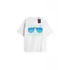 GROOM SQUAD Unisex Oversize Yazılı Tshirt BEYAZ