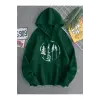 Haki Forest Oversize Kapüşonlu Sweatshirt Haki