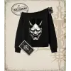 HANNYA   Kadın Kayık Yaka Sweatshirt