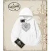HEART Oversize Unisex Kapşonlu Sweatshirt