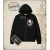 HELLBORN Oversize Unisex Hırka & Çeket Fermuarlı Sweatshirt