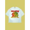 Hellstar Baskılı Beyaz Oversize Unisex