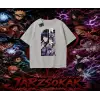 Hinata Hyuga Naruto Anime Karakteri Oversize Unisex Tişört Beyaz