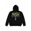 Humble Siyah Oversize Unisex Kapüşonlu Sweatshirt Hoodie