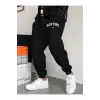 Hypemode Letter Graphic Drawstring Waist Eşofman Altı
