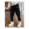 Hypemode Letter Graphic Drawstring Waist Eşofman Altı