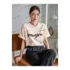 İmagine Baskılı Oversize Kalıp Unisex T-shirt