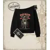 IMPERIUM Kadın Kayık Yaka Sweatshirt