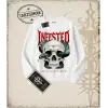 INFESTED Oversize Unisex Bisiklet Yaka Sweatshirt