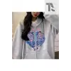 İskelet Kalp Sweatshirt Fermuarlı Hırka