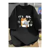 Its Ok Cute Cute Cate Oversize Unisex