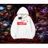 Itachi Uchiha Naruto Anime Karakteri Oversize Unisex Kapşonlu Sweatshirt Beyaz
