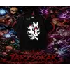 Itachi Uchiha Naruto Anime Karakteri Oversize Unisex Tişört Beyaz