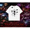 Itachi Uchiha Naruto Anime Karakteri Oversize Unisex Tişört Beyaz