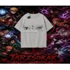 Itachi Uchiha Naruto Anime Karakteri Oversize Unisex Tişört Beyaz