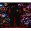 Itachi Uchiha Naruto Anime Karakteri Unisex Jogger Eşofman Altı Beyaz